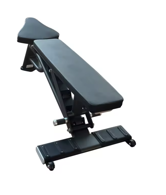 SPORT MACHINE 002 Home Gym Fitness Equipment Wholesale Adjustable Chest Bench Set Steel Iron Machines Plate Storage Foldable Design